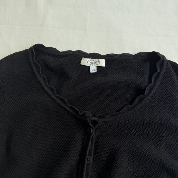 Mirror palais drastring cardigan in black - Picture 3 of 4